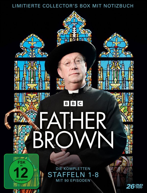 Father Brown - Die kompletten Staffeln 1-8. LTD. - Limitierte Collector's Edition mit Notizbuch  (DVD)