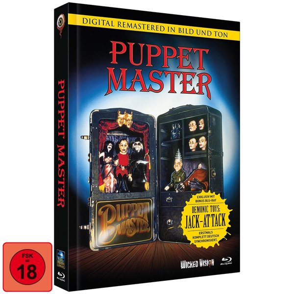 Puppet Master 1 - Unrated / Demonic Toys: Jack Attack - Uncut Mediabook Edition  (blu-ray) (B)