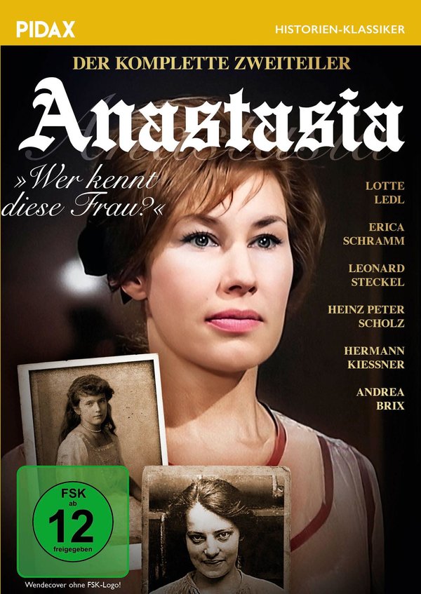 Anastasia / Aufwändiger Zweiteiler nach dem wahren Fall um die angebliche Zarentochter (Pidax Historien-Klassiker)  (DVD)