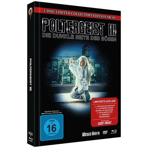 Poltergeist 3 - Die dunkle Seite des Bösen - Uncut Mediabook Edition  (DVD+blu-ray) (D)