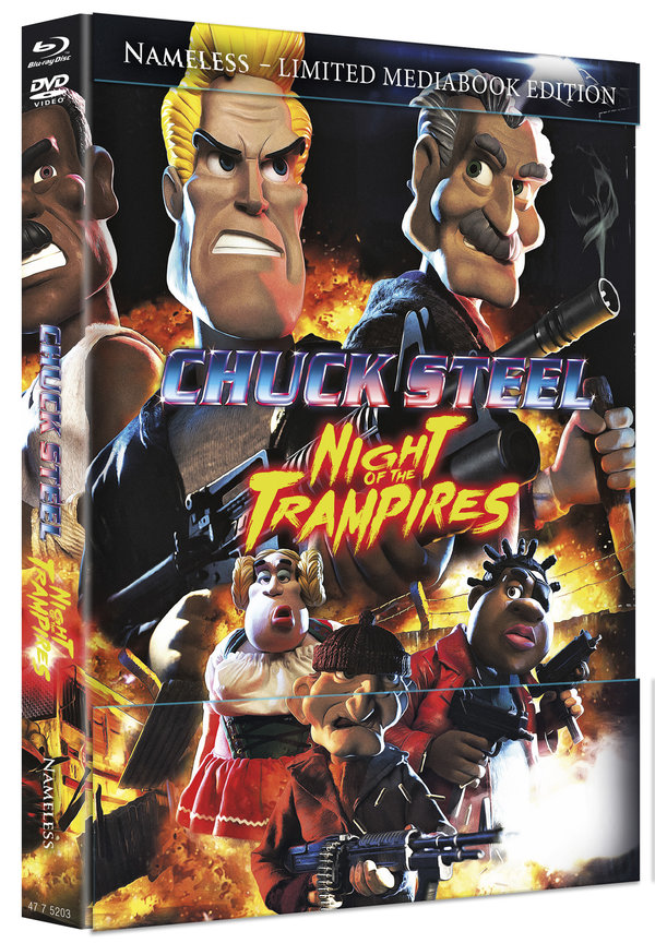 Chuck Steel: Night of the Trampires - Uncut Mediabook Edition  (DVD+blu-ray) (A)