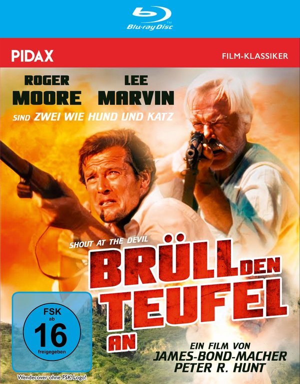 Brüll den Teufel an (Zwei wie Hund und Katz) (Shout at the Devil) / Spektakulärer Abenteuerfilm mit Lee Marvin und Roger Moore (Pidax Film-Klassiker)  (Blu-ray Disc)