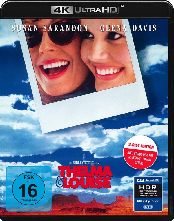 Thelma & Louise - 2-Disc Edition   (4K Ultra HD + Bonus-Blu-ray)