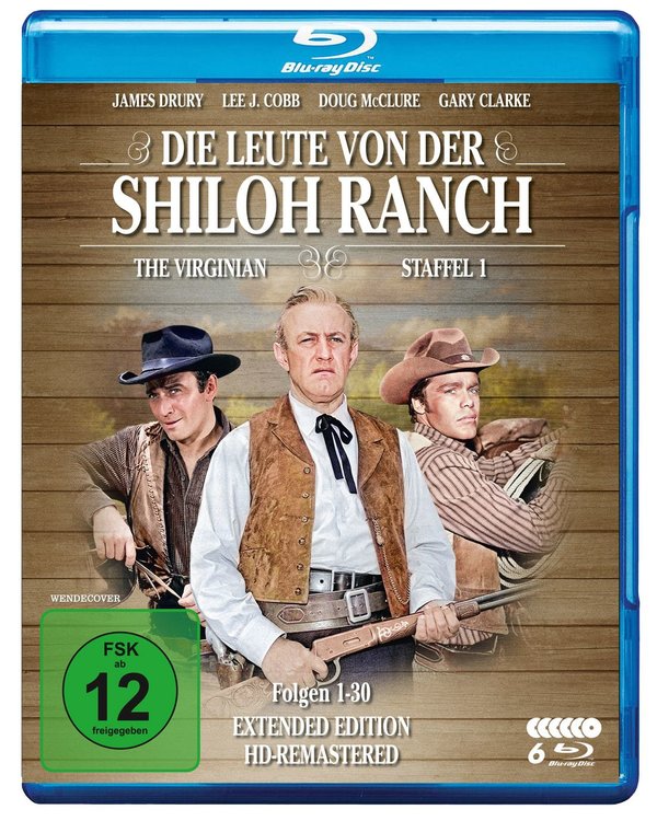Die Leute von der Shiloh Ranch - Staffel 1 (Neuauflage) (HD-Remastered)  [6 BRs]  (Blu-ray Disc)