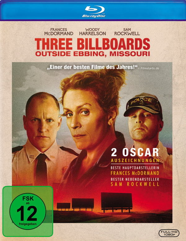 Three Billboards Outside Ebbing, Missouri (blu-ray)