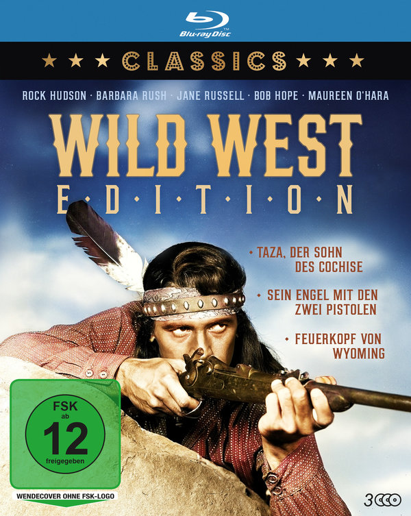 Wild West Edition: Taza, der Sohn des Cochise / Sein Engel mit den zwei Pistolen / Feuerkopf von Wyoming  [3 BRs]  (Blu-ray Disc)