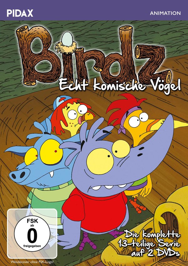 Birdz - Echt komische Vögel / Die komplette 13-teilige Kultserie (Pidax Animation)  [2 DVDs]  (DVD)