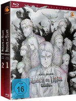 Attack on Titan - Staffel 4 - Part 1 - Gesamtausgabe - Bundle - Vol.1-2  [3 BRs]  (Blu-ray Disc)