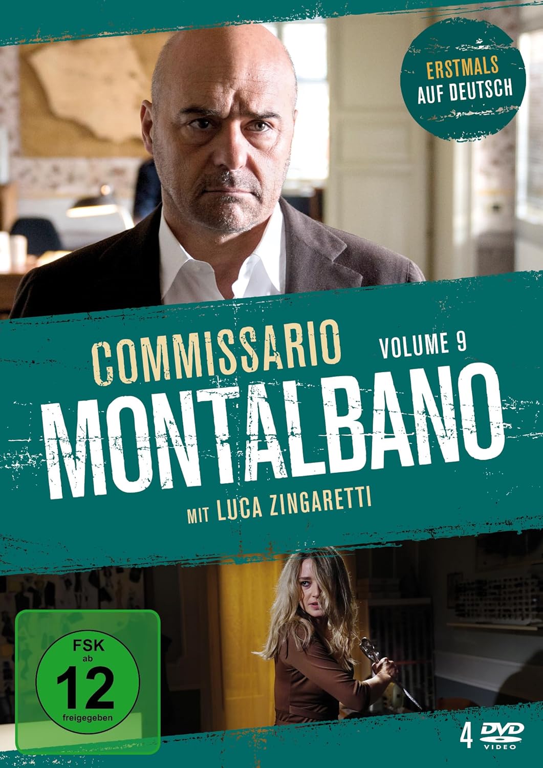 Commissario Montalbano Vol. 9  [4 DVDs]  (DVD)