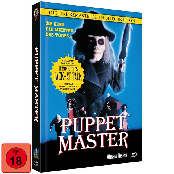 Puppet Master 1 - Unrated / Demonic Toys: Jack Attack - Uncut Mediabook Edition  (blu-ray) (C)