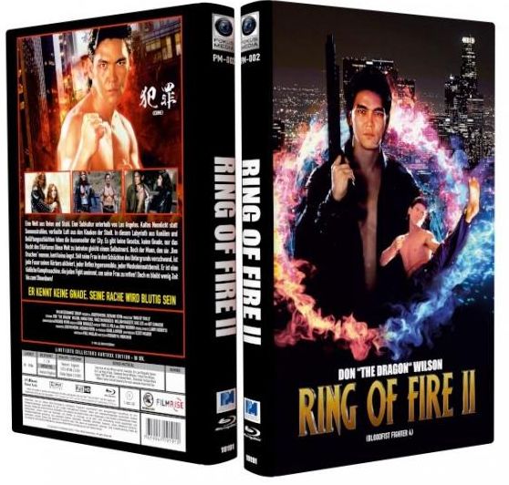 Ring of Fire 2  - Bloodfist Fighter 4 - Uncut Hartbox Edition  (blu-ray)