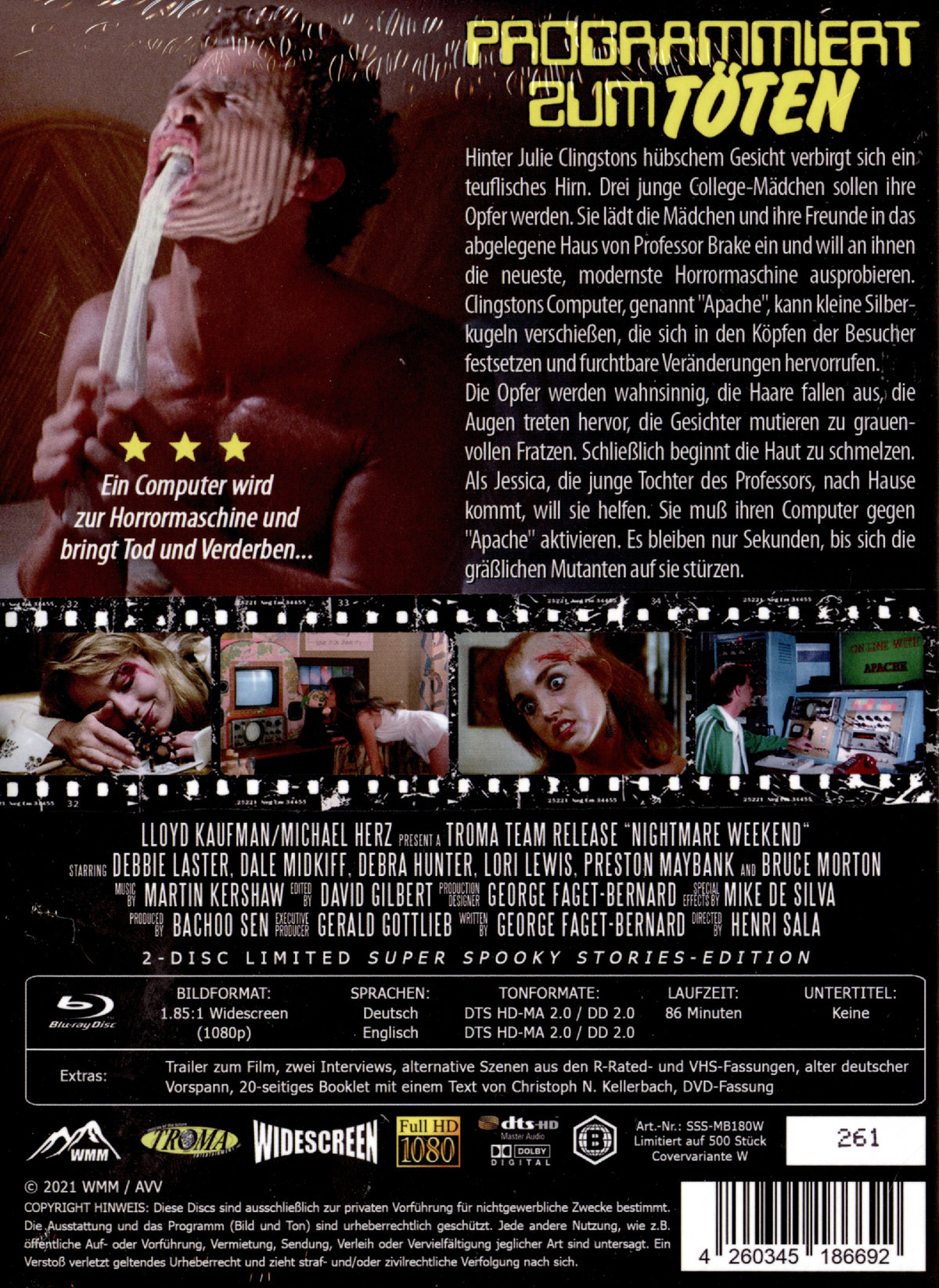 Programmiert zu Töten - Uncut Mediabook Edition (DVD+blu-ray) (Wattiert)