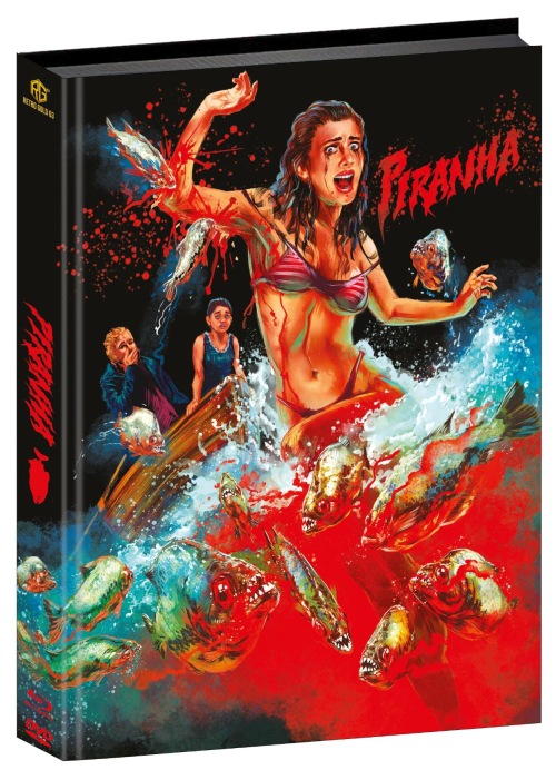 Piranha (1995) - Uncut Mediabook Edition  (DVD+blu-ray) (A)