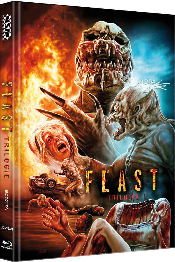 Feast Trilogie - Uncut Mediabook Edition  (blu-ray) (A)