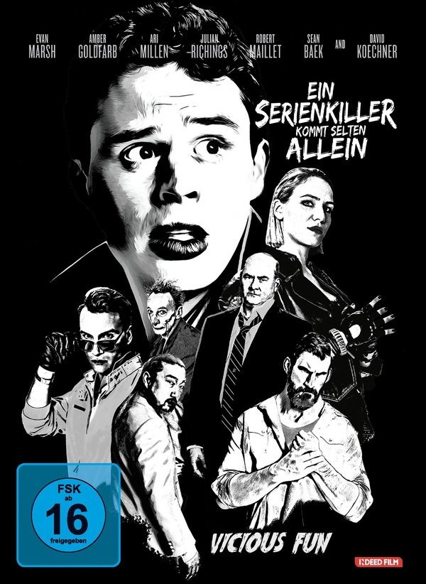 Ein Serienkiller kommt selten allein - Vicious Fun - Uncut Mediabook Edition  (DVD+blu-ray)