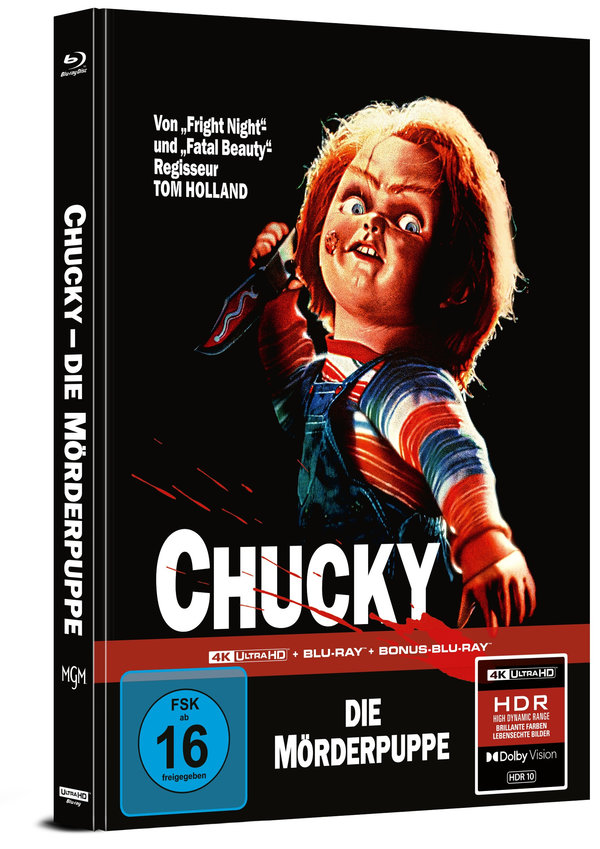 Chucky - Die Mörderpuppe - Uncut Mediabook Edition  (4K Ultra HD+blu-ray)