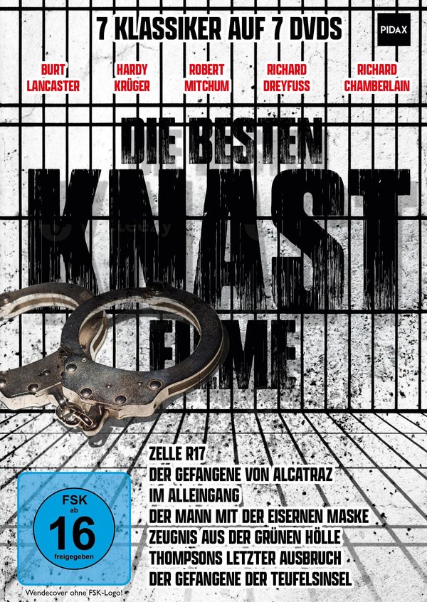 Die besten Knastfilme / 7 Klassiker des Gefängnisfilms mit absoluter Starbesetzung  [7 DVDs]  (DVD)