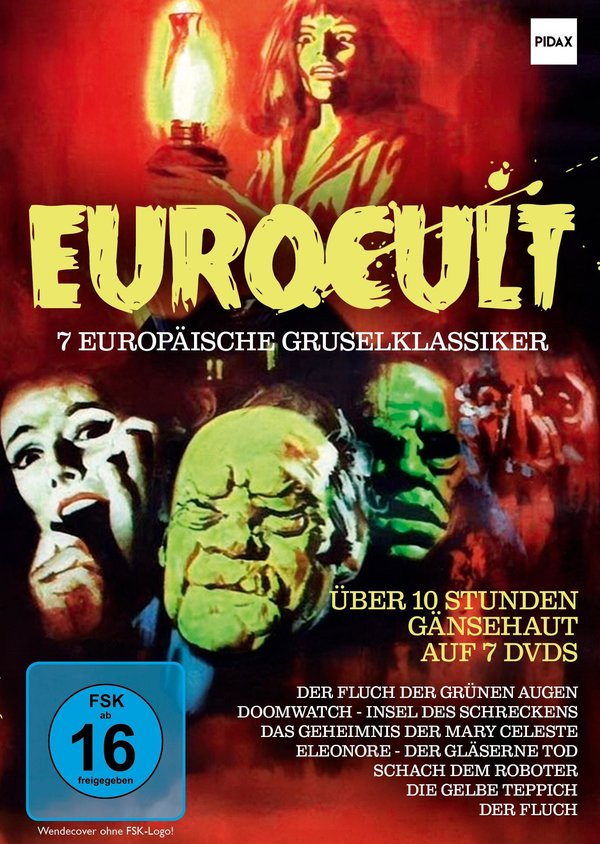 Eurocult - 7 europäische Gruselklassiker / Über 10 Stunden Gänsehaut auf 7 DVDs  [7 DVDs]  (DVD)