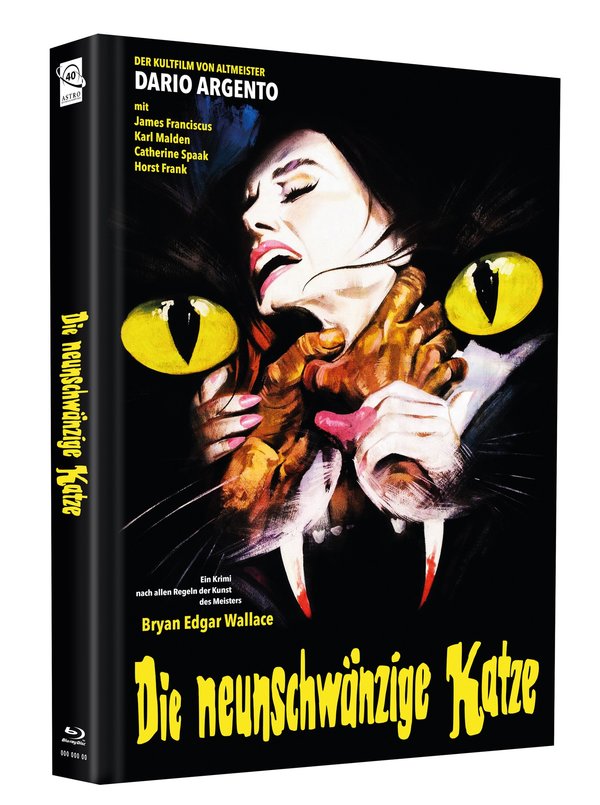 Neunschwänzige Katze, Die - Uncut Mediabook Edition  (DVD+blu-ray) (B)