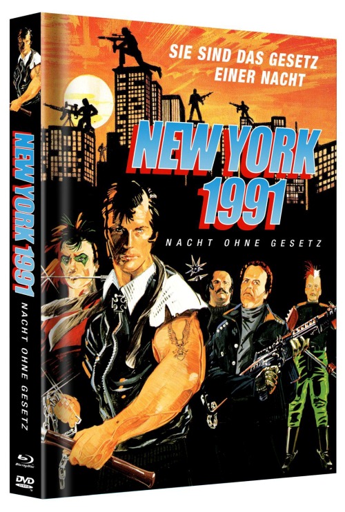 New York 1991 - Nacht ohne Gesetz - Uncut Mediabook Edition  (DVD+blu-ray) (C)