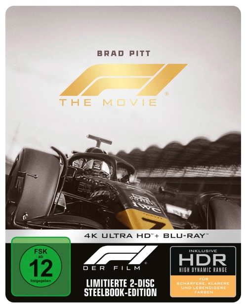 F1 - Limited Steelbook - Cover A  (4K Ultra HD) (+ Blu-ray)