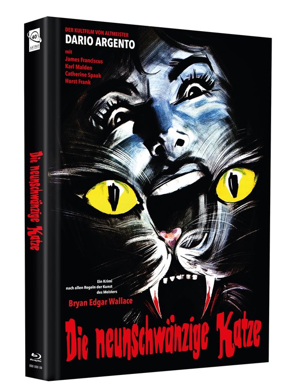 Neunschwänzige Katze, Die - Uncut Mediabook Edition  (DVD+blu-ray) (E)