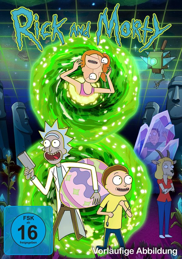 Rick and Morty: Die komplette 8. Staffel  (DVD)