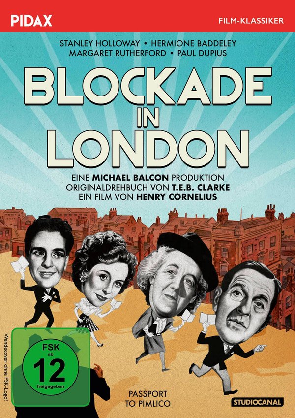 Blockade in London (Passport to Pimlico) / Originelle Komödie mit Margaret Rutherford (bekannt als „Miss Marple“) (Pidax Film-Klassiker)  (DVD)