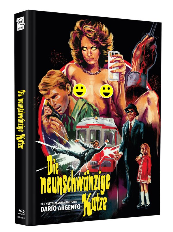 Neunschwänzige Katze, Die - Uncut Mediabook Edition  (DVD+blu-ray) (F)