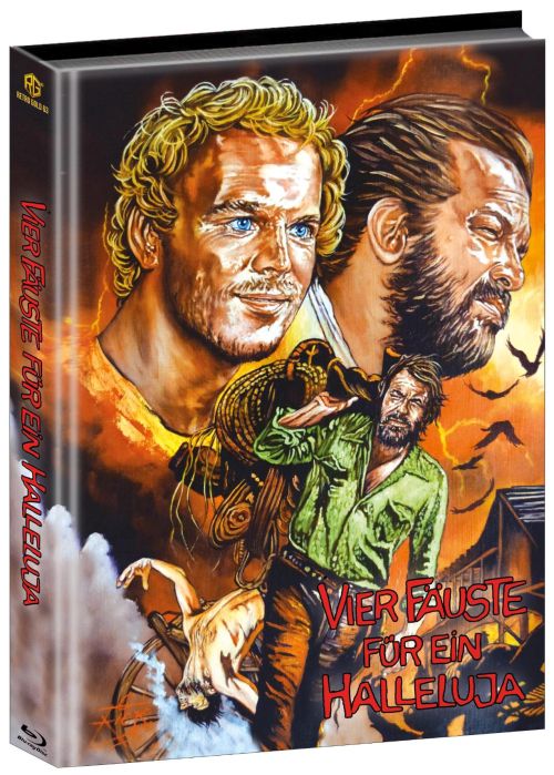 Vier Fäuste für ein Halleluja - Uncut Mediabook Edition  (DVD+blu-ray) (B)