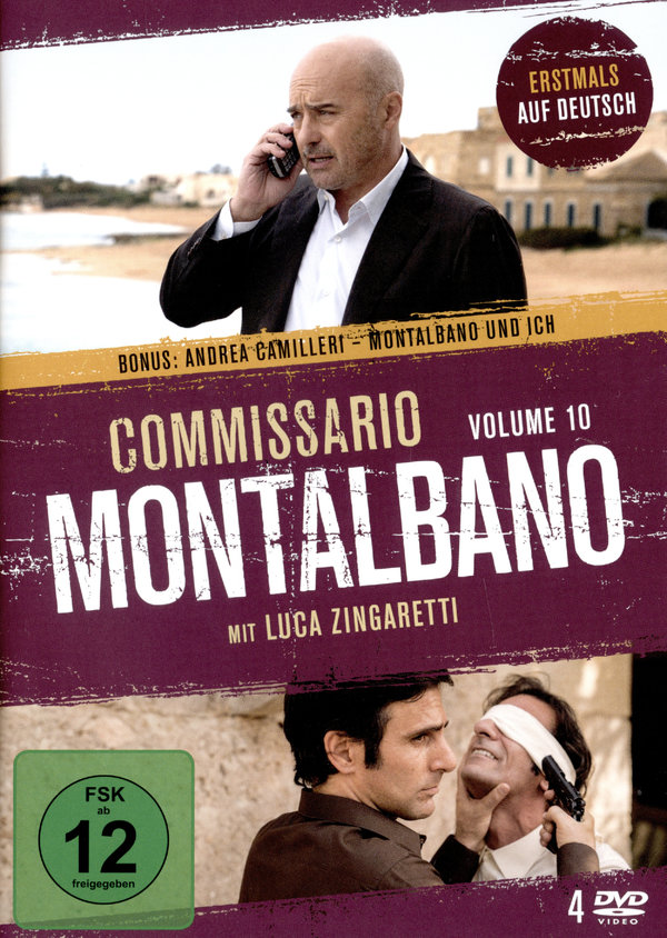 Commissario Montalbano Vol. 10  [4 DVDs]  (DVD)