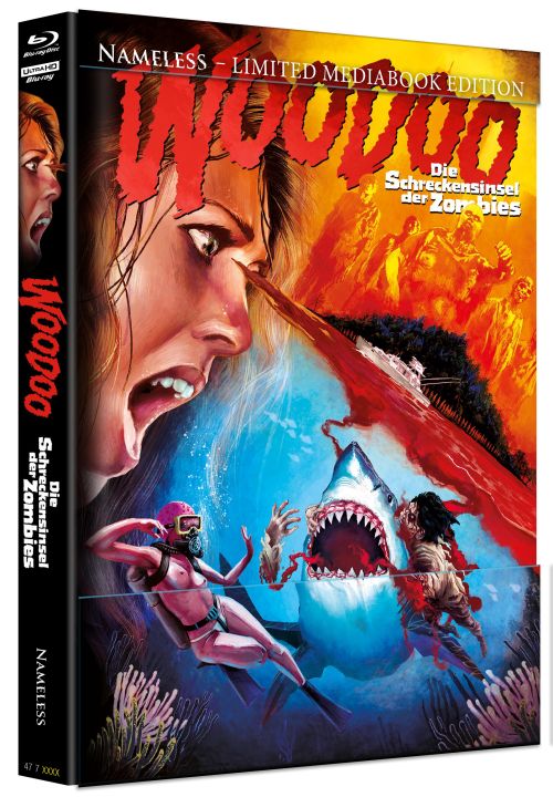 Woodoo - Die Schreckensinsel der Zombies - Uncut Mediabook Edition  (4K Ultra HD+blu-ray) (A)