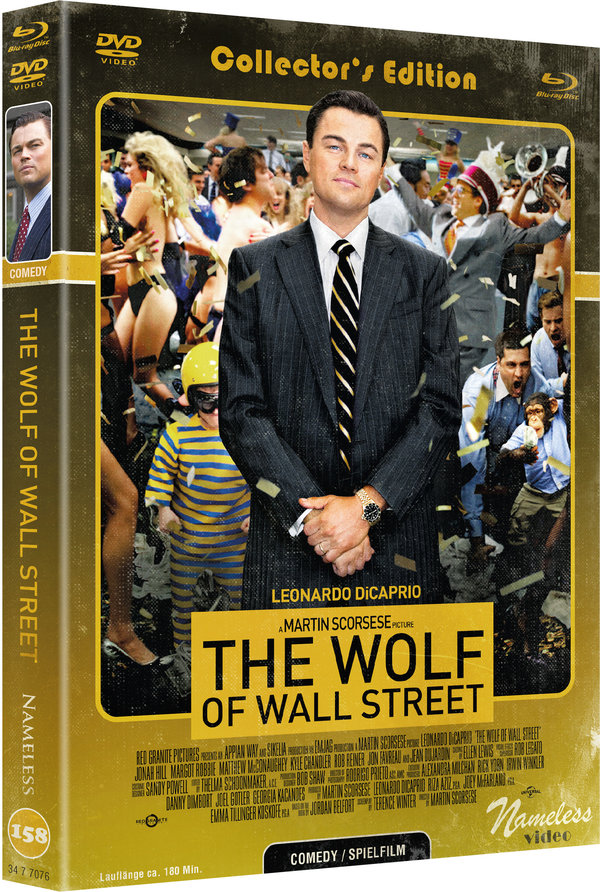 The Wolf of Wall Street - Uncut Mediabook Edition  (DVD+blu-ray) (C)