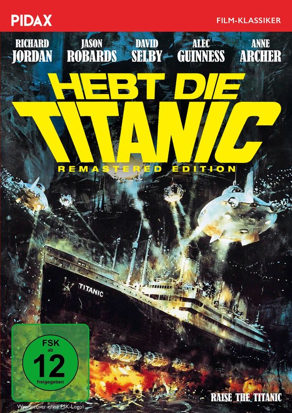 Hebt die Titanic - Remastered Edition (Raise the Titanic) - Remastered Edition / Spannender Abenteuerfilm nach dem Bestseller von Clive Cussler (Pidax Film-Klassiker)  (DVD)