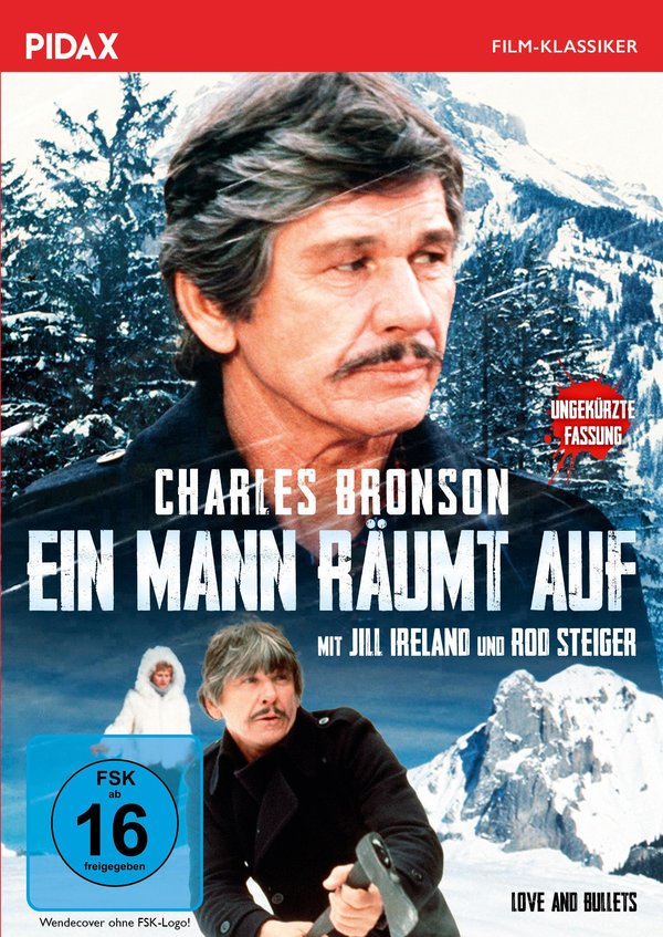 Ein Mann räumt auf (Love and Bullets) - Ungekürzte Fassung / Spannender Thriller mit Charles Bronson ERSTMALS IN UNGEKÜRZTER FASSUNG (Pidax Film-Klassiker)  (DVD)