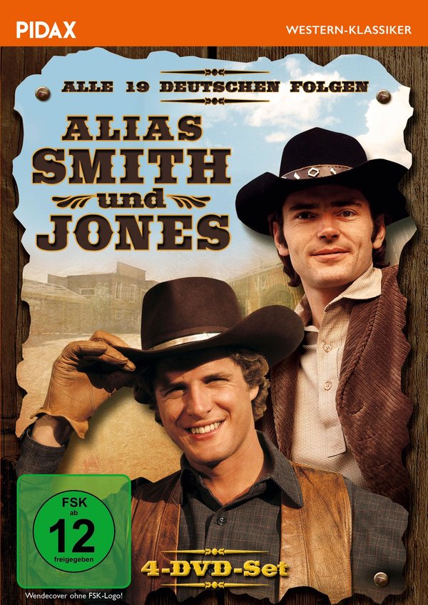 Alias Smith und Jones / Alle 19 deutsch synchronisierten Folgen der Kult-Westernserie (Pidax Western-Klassiker)  [4 DVDs]  (DVD)