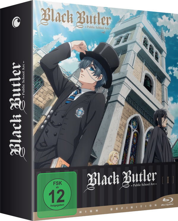 Black Butler: Public School Arc - Staffel 4 - Vol.1 mit Sammelschuber  (Blu-ray Disc)