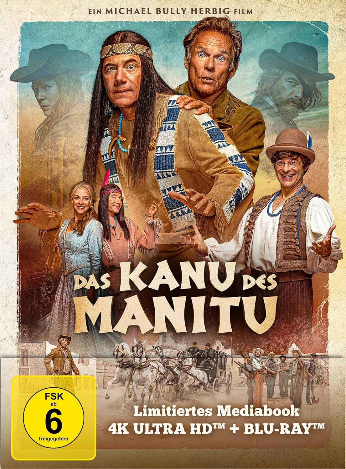 Das Kanu des Manitu - Limited Mediabook Edition  (4K Ultra HD+blu-ray)