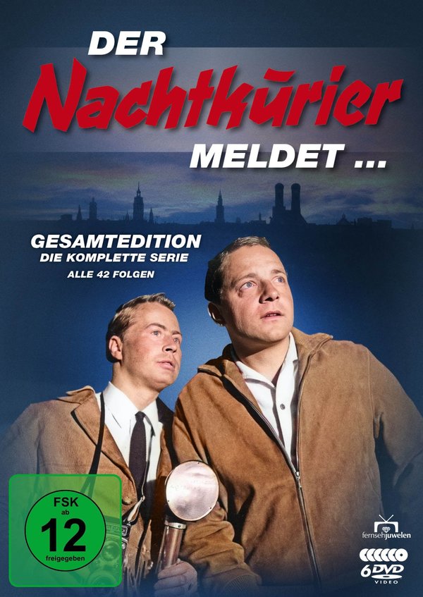 Der Nachtkurier meldet ... Gesamtedition: Die komplette Serie (Alle 42 Folgen)  [6 DVDs]  (DVD)