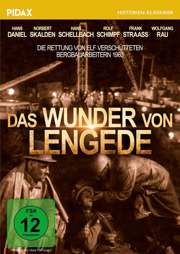 Das Wunder von Lengede / Spannender Film über die dramatische Bergungsaktion (Pidax Historien-Klassiker)  (DVD)