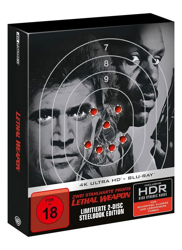Lethal Weapon - Zwei stahlharte Profis - Uncut Steelbook Edition  (4K Ultra HD) (+ Blu-ray)