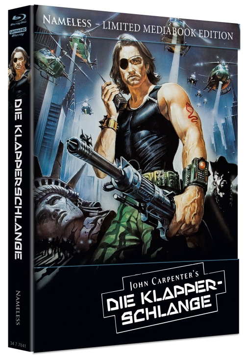 Klapperschlange, Die - Uncut Mediabook Edition  (4K Ultra HD+blu-ray) (B)