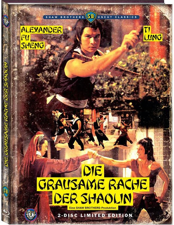 Die grausame Rache der Shaolin - Uncut Mediabook Edition  (DVD+blu-ray) (B)