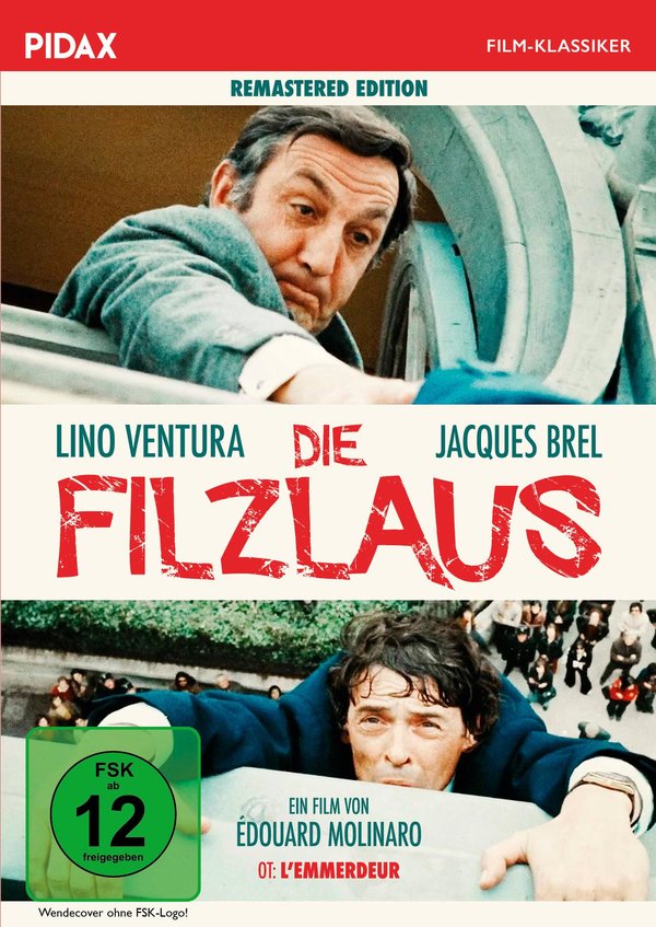 Die Filzlaus (L’emmerdeur) - Remastered Edition / Französische Kult-Komödie mit Lino Ventura und Jacques Brel (Pidax Film-Klassiker)  (DVD)