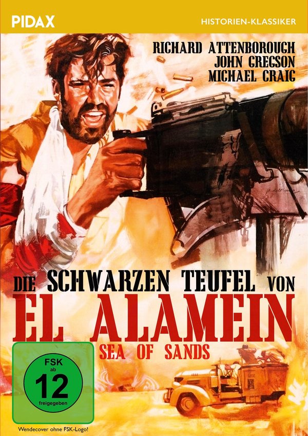 Die schwarzen Teufel von El Alamein (Sea of Sand) / Hervorragendes Kriegsabenteuer mit Starbesetzung (Pidax Historien-Klassiker)  (DVD)