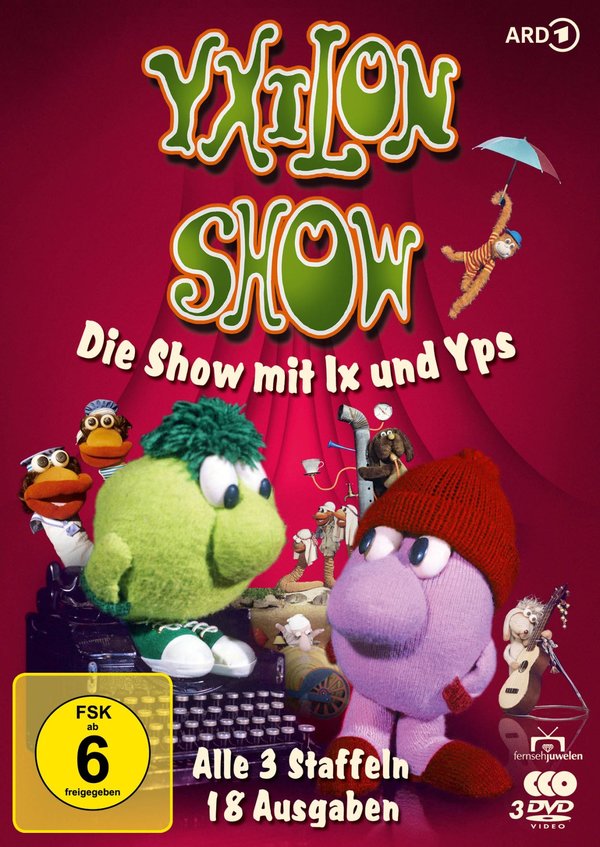 Die Yxilon-Show - Die Show mit Ix und Yps (Alle 3 Staffeln / 18 Ausgaben) - Fernsehjuwelen  [3 DVDs]  (DVD)