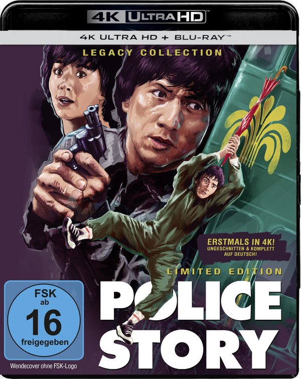 Police Story 4K - Legacy Collection LTD. - 4K HDR 2-Disc Limited Edition  (4K Ultra HD) (+ Blu-ray)