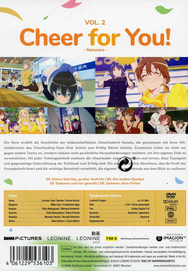Cheer for You! - Vol. 2  (DVD)