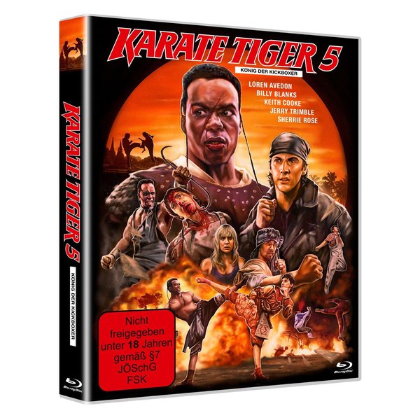 KARATE TIGER 5 - KÖNIG DER KICKBOXER - Scanavo Ed.  (Blu-ray Disc)