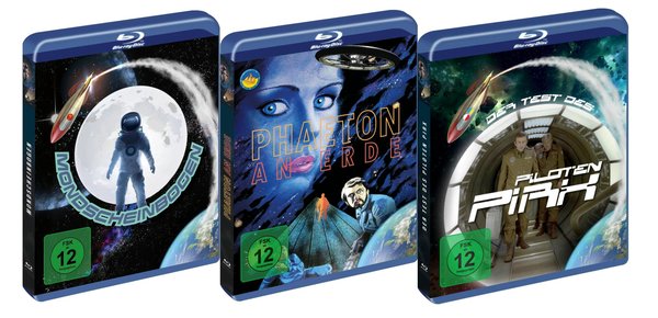 MONDSCHEINBOGEN / PHAETON AN ERDE / DER TEST DES PILOTEN PIRX - SCIENCE-FICTION BUNDLE - LIMITED EDITION  (+ Hörspiel-CD)  [3 BRs]  (Blu-ray Disc)
